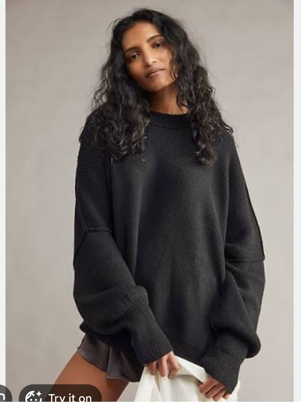 Free people easy street tunic black